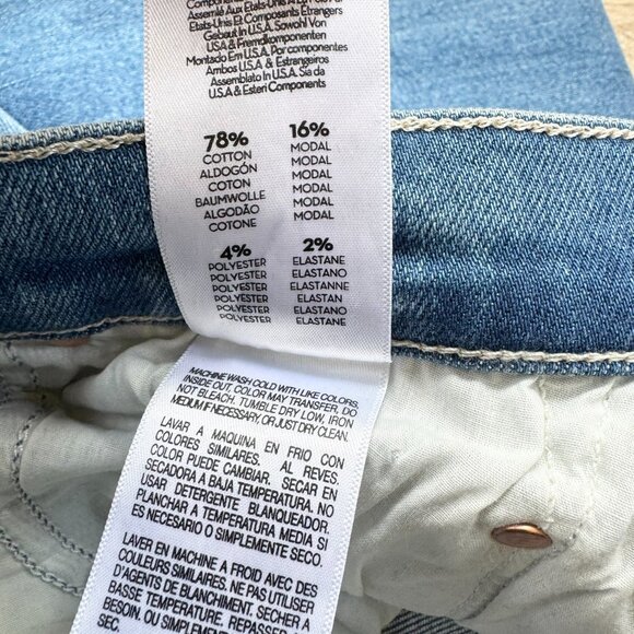 New MOTHER The Weekender Jeans Mid Rise Flare in Layover Wash Blue 25 - Picture 8 of 15